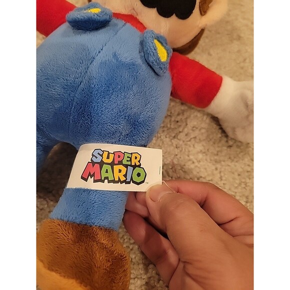 Super Mario Brothers Plush Toy. 2016 Mario, 2017 Luigi - 12" Nintendo Good Stuff - Picture 11 of 11